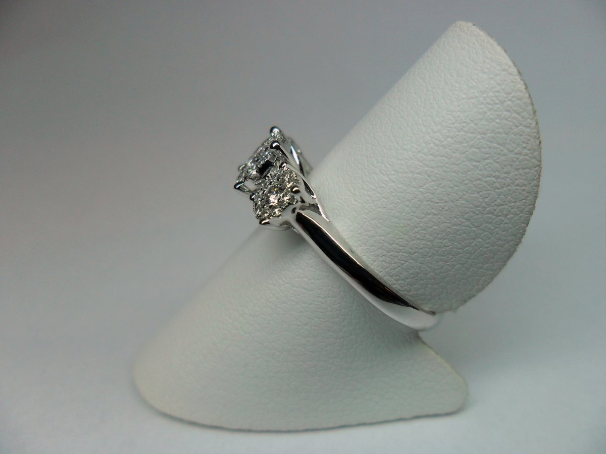 Halo Ring 3st. Witgoud